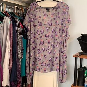 Torrid shark bite blouse